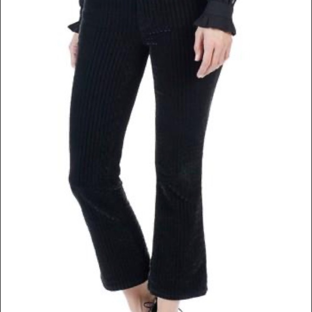 Paige Colette Velvet Stripe Flocked Pant/Jean- size 26 - worn once
